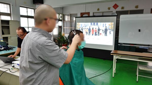 ▲武陵外役監推快速剪髮班。（圖／法務部矯正署武陵外役監獄提供）