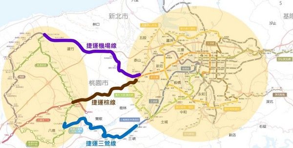 ▲行政院核定「捷運三鶯線延伸八德計畫」