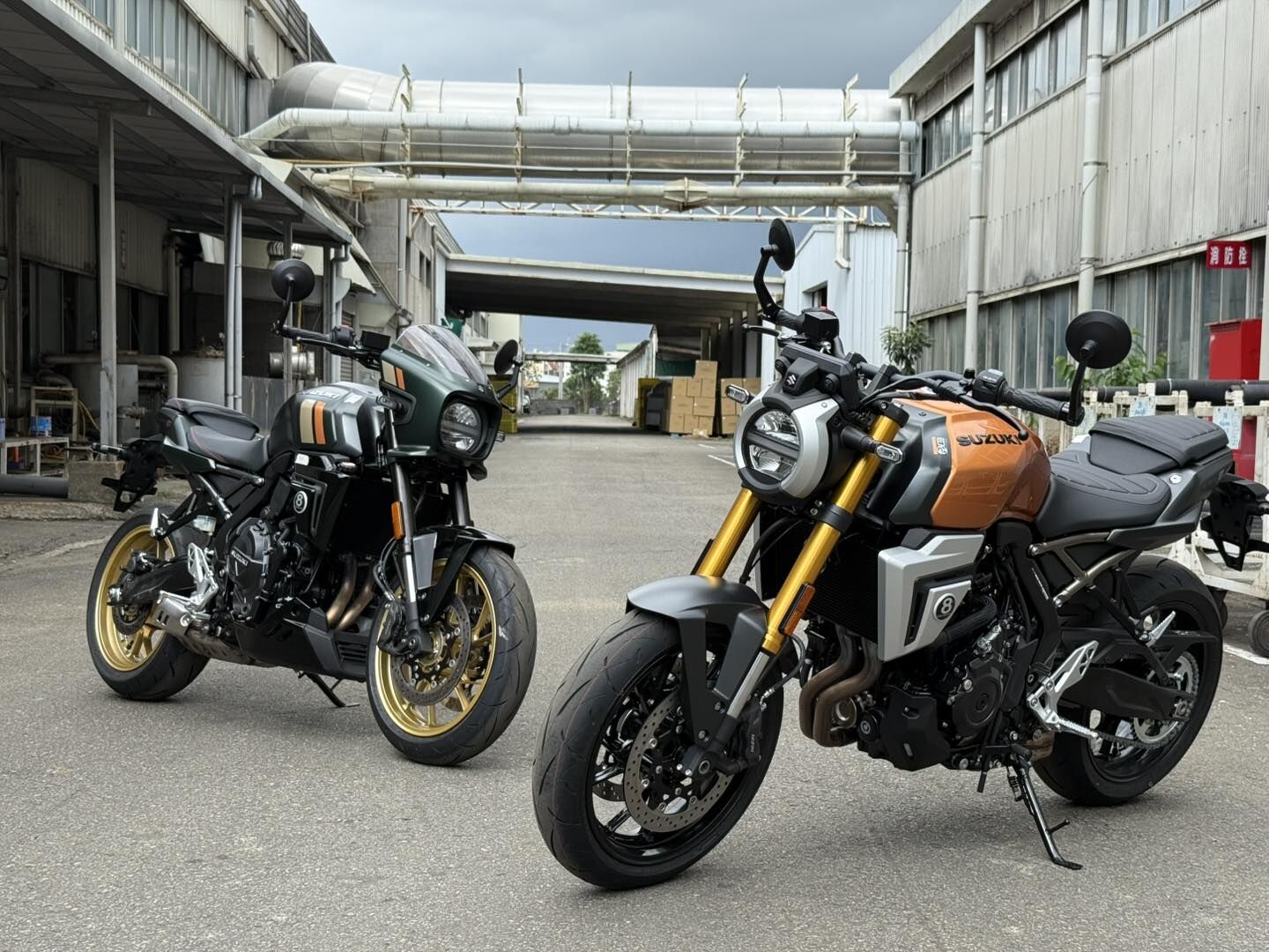 ▲GSX-8T、GSX-8TT認證車抵台 。（圖／翻攝自Facebook／Suzuki Motorcycle TW）