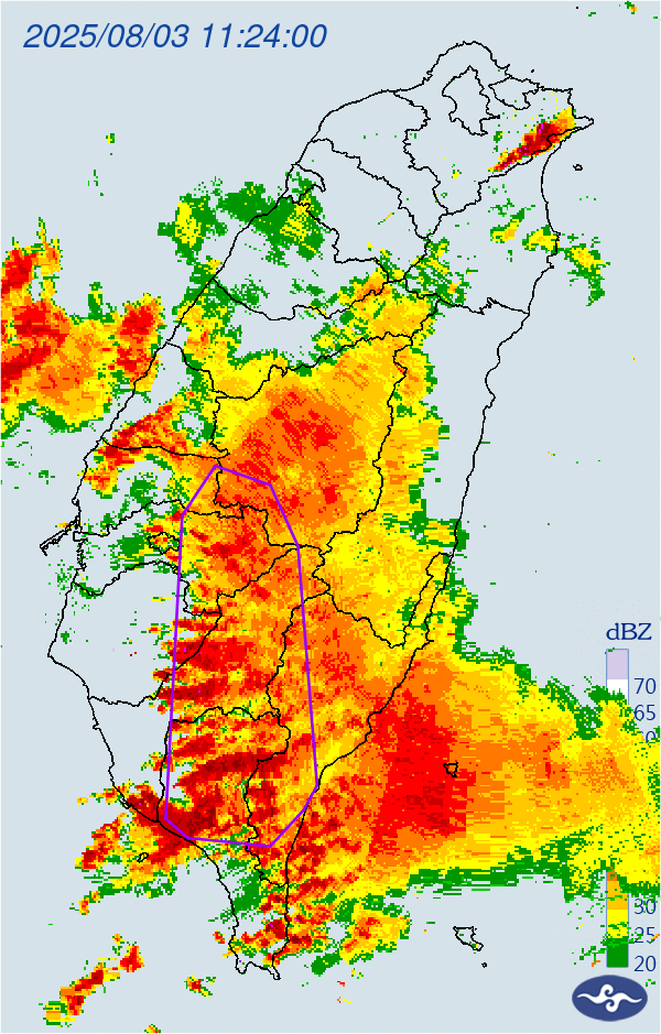 ▲▼大雷雨。（圖／氣象署）