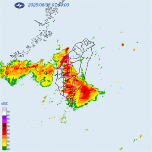 快訊／大雷雨北移！　炸7縣市