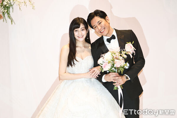 ▲林逸欣&Tony婚禮。（圖／記者林敬旻攝）