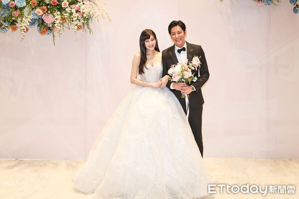 ▲林逸欣&Tony婚禮。（圖／記者林敬旻攝）