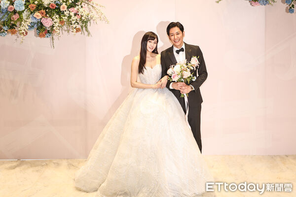 ▲林逸欣&Tony婚禮。（圖／記者林敬旻攝）