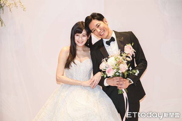▲林逸欣&Tony婚禮。（圖／記者林敬旻攝）