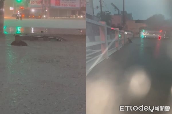 ▲▼女網友還原車輛滅頂時的逃生過程。（圖／Threads網友「霏霏ㄦ」授權提供，請勿隨意翻拍以免侵權）