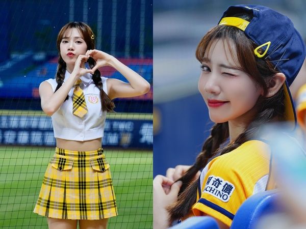 ▲▼大巨蛋捕捉「漂亮女球迷」身分曝光　球迷笑翻：主持人要去看眼科。（圖／翻攝abby28920）