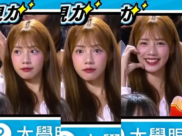 ▲▼大巨蛋捕捉「漂亮女球迷」身分曝光　球迷笑翻：主持人要去看眼科。（圖／翻攝Twitch＠中信兄弟官方頻道）