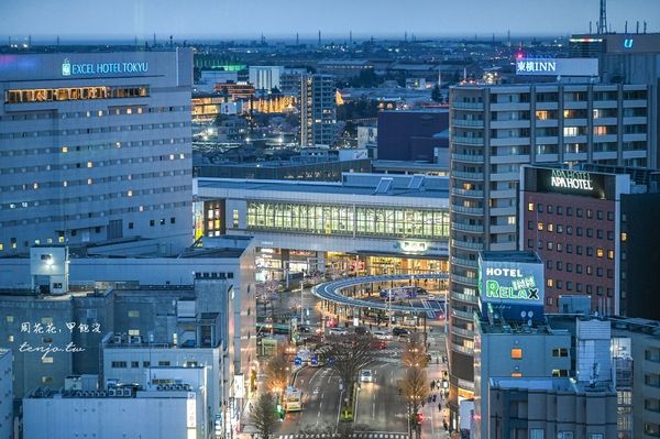 ▲▼富山市役所展望台，市中心絕佳360度景觀眺望立山連峰。（圖／部落客周花花提供）