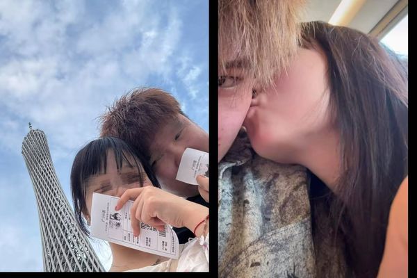 ▲▼  男友哀悼女友、高空墜物砸死女主播           。（圖／翻攝 抖音）