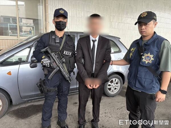 ▲屏東警分局在沈姓男子告別式會場加強因應措施。（圖／警方提供）