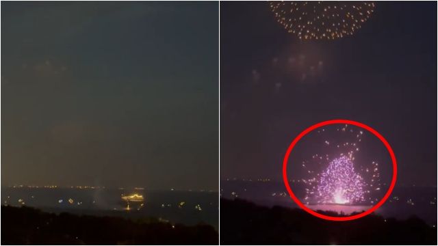 ▲▼          日本兵庫縣淡路市3日晚間舉辦「淡路市夏祭花火大會」未料開始僅約10分鐘就發生意外  。（圖／翻攝X）