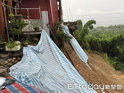 帆布擋不住了!芬園三合院暴雨再裂3m寬 住戶3天回不了家