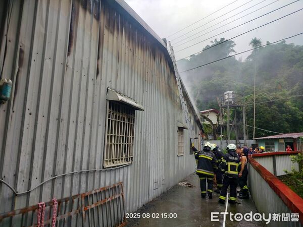 ▲國姓鄉中正路三段2日發生住宅火警。（圖／記者高堂堯翻攝）