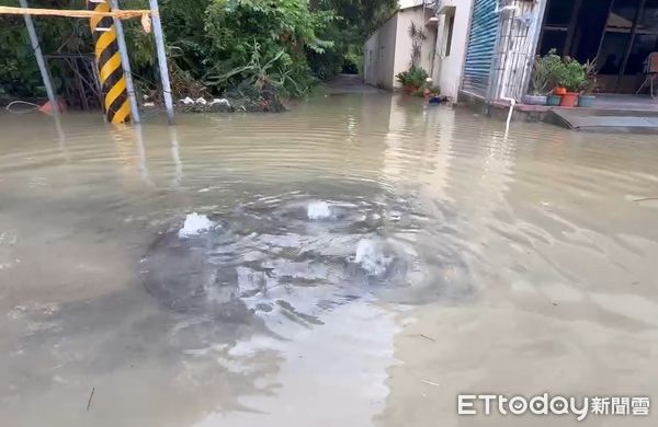▲▼雲林斗南鎮淹大水。（圖／記者游瓊華翻攝)