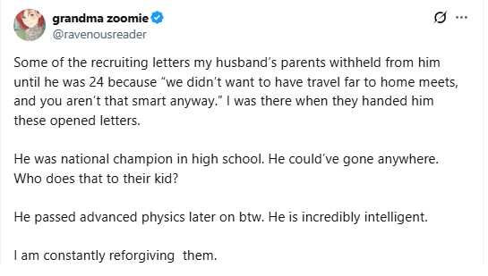 事件曝光後引發網友熱議，有人痛批家長過度干預，也有人分享相似遭遇，反映家庭對子女教育選擇的深層矛盾。（圖／翻攝自X）