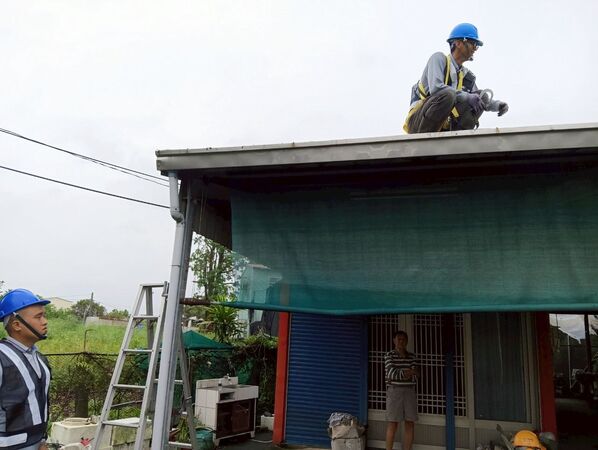 ▲▼災屋修繕已完成近400戶登記，且今天就已開始執行修繕工作。（圖／行政院提供）