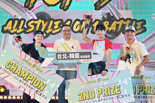 ▲新北國際街舞大賽冠軍揭曉。（圖／新北市青年局提供）