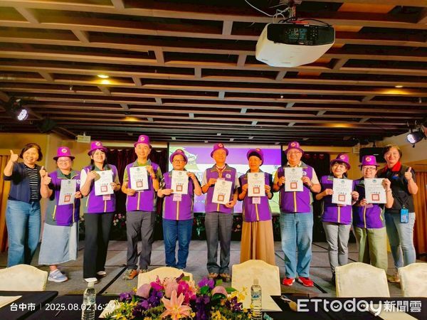 ▲▼花蓮縣共計9位學員脫穎而出，赴台中金典酒店參與授證儀式。（圖／花蓮縣政府提供，下同）