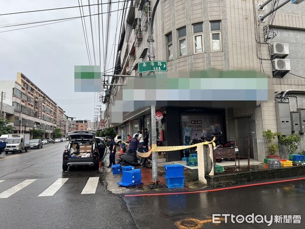 ▲台中男當街持刀砍死超商客，案發後跑到13公里外北區永興派出所投案。（圖／民眾提供）