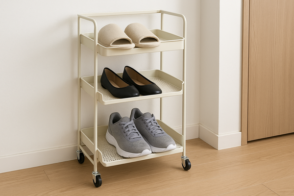 ▲玄關鞋子收納。（圖／AI製圖）