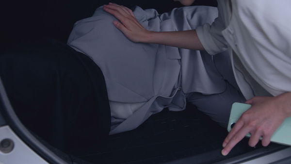 ▲林筳諭為《好運來》拍綁架戲，在車廂恐慌發作。（圖／民視提供）