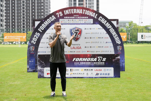 ▲陳瑞杰盼Formosa 7s錦標賽為青少年打造持續發展的足球路。。（圖／柏文健康事業提供）