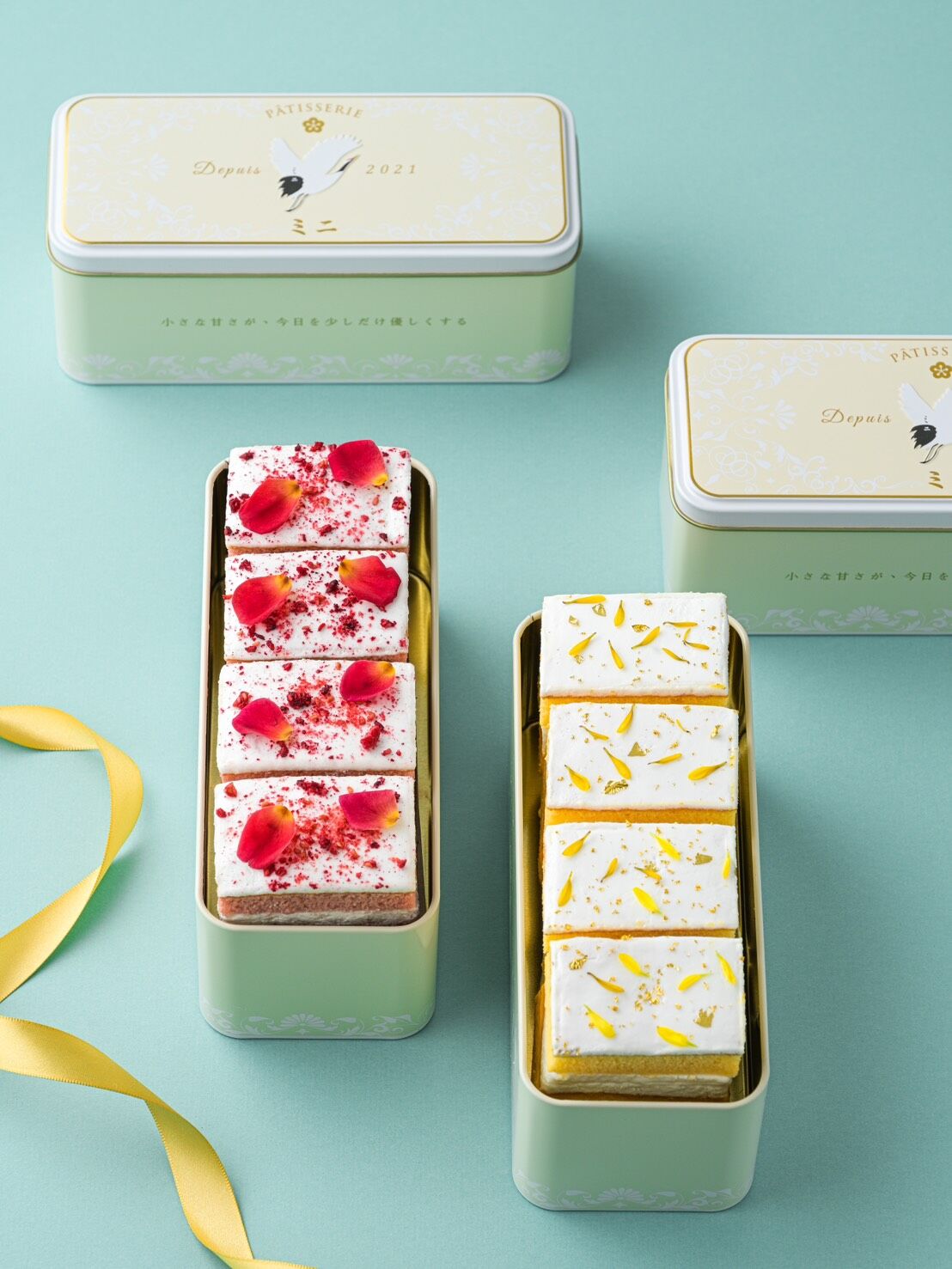 ▲▼甜點,日式,法式,鐵盒,新款,ミニ耘菓,鐵盒蛋糕,草莓,芒果。（圖／ミニ耘菓提供）