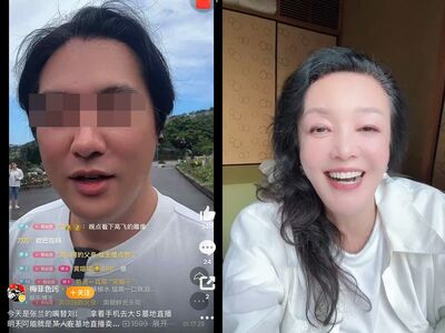 台網紅「大S墓地開直播」網震怒檢舉！　被認出是張蘭粉絲