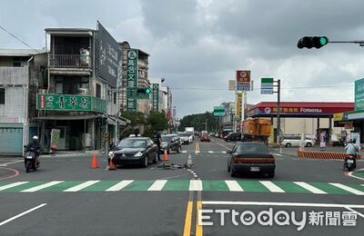 騎車上學遭7旬駕駛撞飛！屏東國中生頭部受傷送醫　驚悚畫面曝