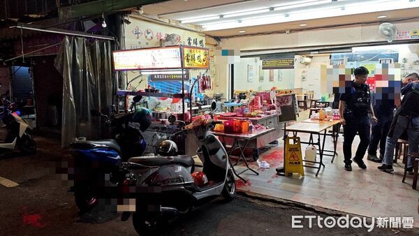 ▲▼某連鎖當歸鴨樹林及新莊店遭人潑紅漆，警方調閱監視器鎖定2人共乘機車犯案，警方逮捕江姓（前）及林姓男子             。（圖／記者陳以昇翻攝）