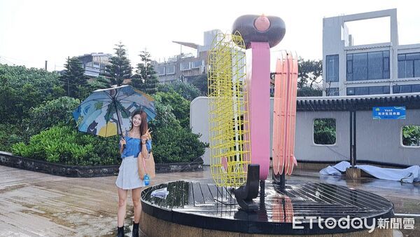 ▲北海岸盛夏夜！火舞 x 光雕 x 永續　2025「北海潮與火」炫目金山▼             。（圖／記者鄭遠龍攝）