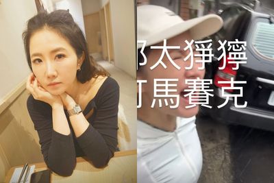 謝忻車庫門遭亂停擋路　雨中崩潰吼「沒水準」：祝一輩子找不到車位