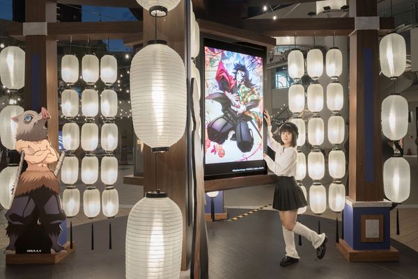 ▲MITSUI OUTLET PARK林口《鬼滅之刃》主題造景。（圖／業者提供）