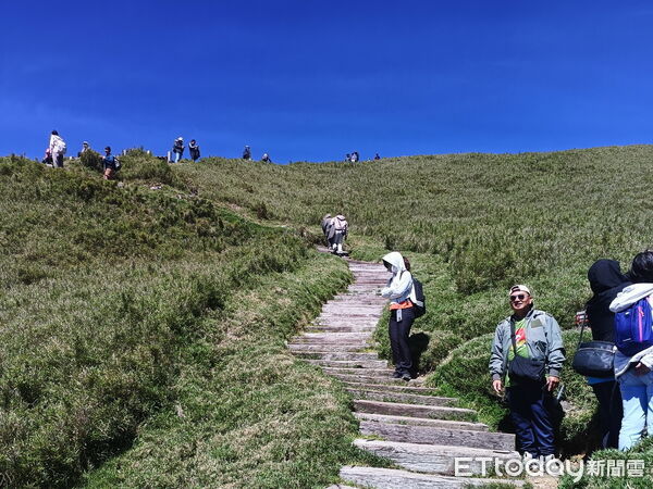 ▲合歡東峰步道將設置人流計數器 掌握環境負荷量提升服務。（圖／林業保育署南投分署提供）