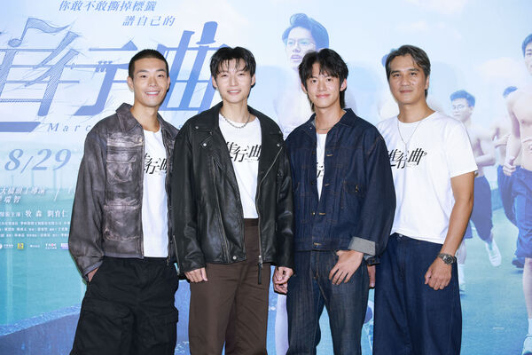 ▲《進行曲》馬志翔、牧森、劉育仁有精彩對手戲。（圖／未來進行曲提供）