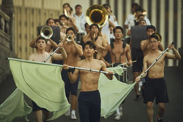 ▲《進行曲》馬志翔、牧森、劉育仁有精彩對手戲。（圖／未來進行曲提供）