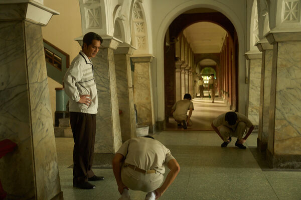 ▲《進行曲》馬志翔、牧森、劉育仁有精彩對手戲。（圖／未來進行曲提供）