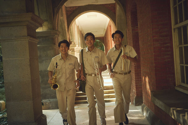 ▲《進行曲》馬志翔、牧森、劉育仁有精彩對手戲。（圖／未來進行曲提供）