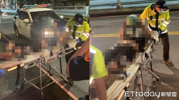 ▲基隆男疑施毒暴斃 倒臥31號橋樓梯間不治。（圖／記者郭世賢翻攝）