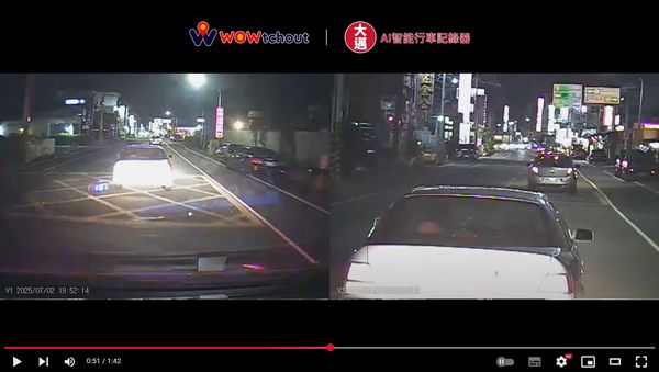 雲林擋救護車。（圖／翻攝自YouTube／WoWtchout-地圖型行車影像分享平台）