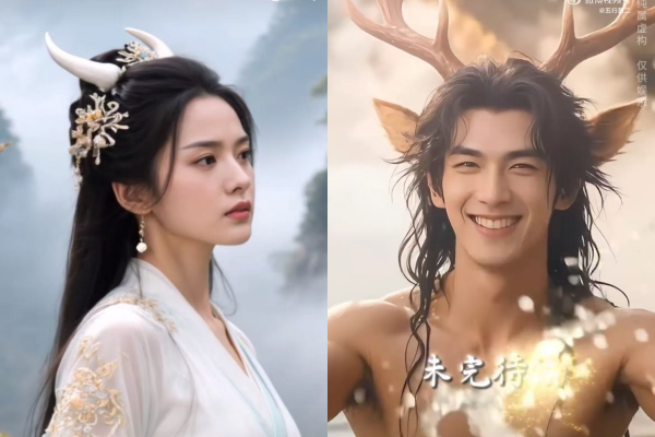 ▲▼《九尾狐男妖愛上我》片段畫面。（圖／翻攝自微博）