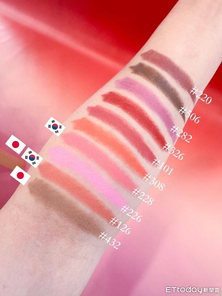 MAKE UP FOR EVER,NARS,腮紅棒,頰彩棒,頰彩,腮紅,彩妝。（圖／記者李薇攝）