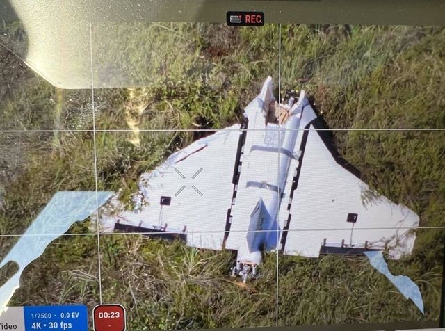 ▲▼一架俄羅斯製造的非洲菊（Gerbera）無人機，攜帶爆裂物闖入立陶宛領空，8月1日終於被擊落。（圖／翻攝X）