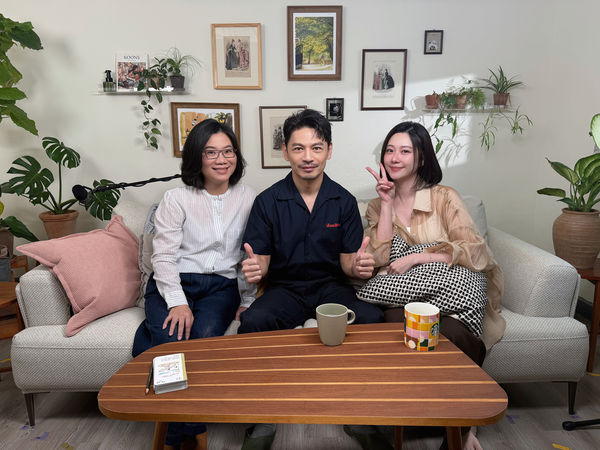 ▲阿Ken登上張景嵐Podcast。（圖／menomenoX人類圖畫館提供）