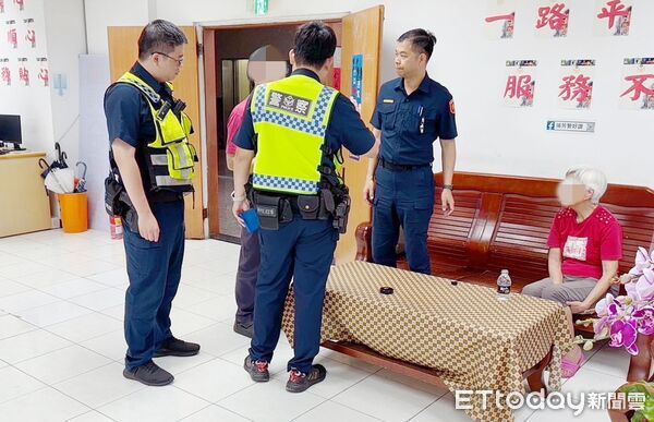 ▲瑞芳警暖心邀「回派出所煮飯」助返家。（圖／記者郭世賢翻攝）