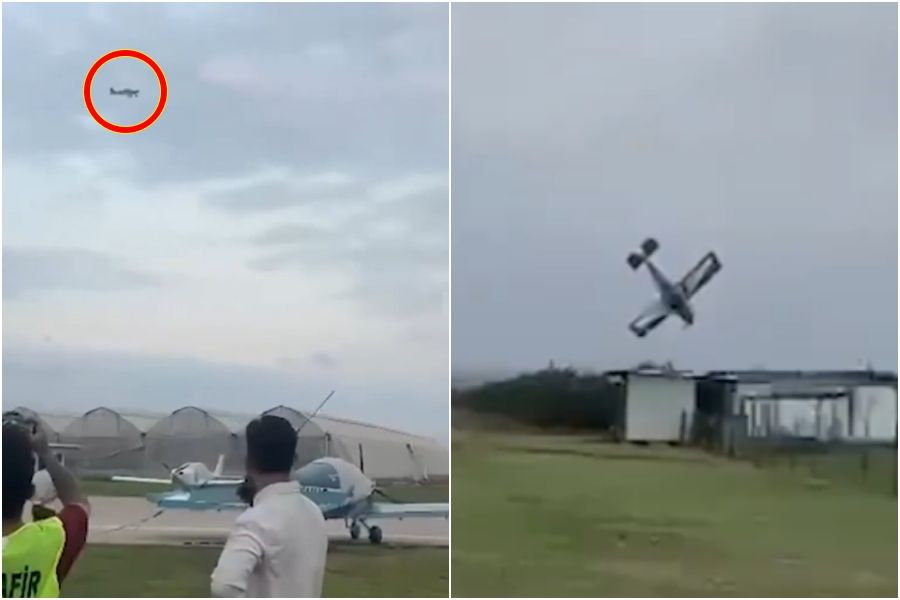 空中浪漫求婚！女友甜喊「我願意」下秒失控墜機　恐怖畫面曝