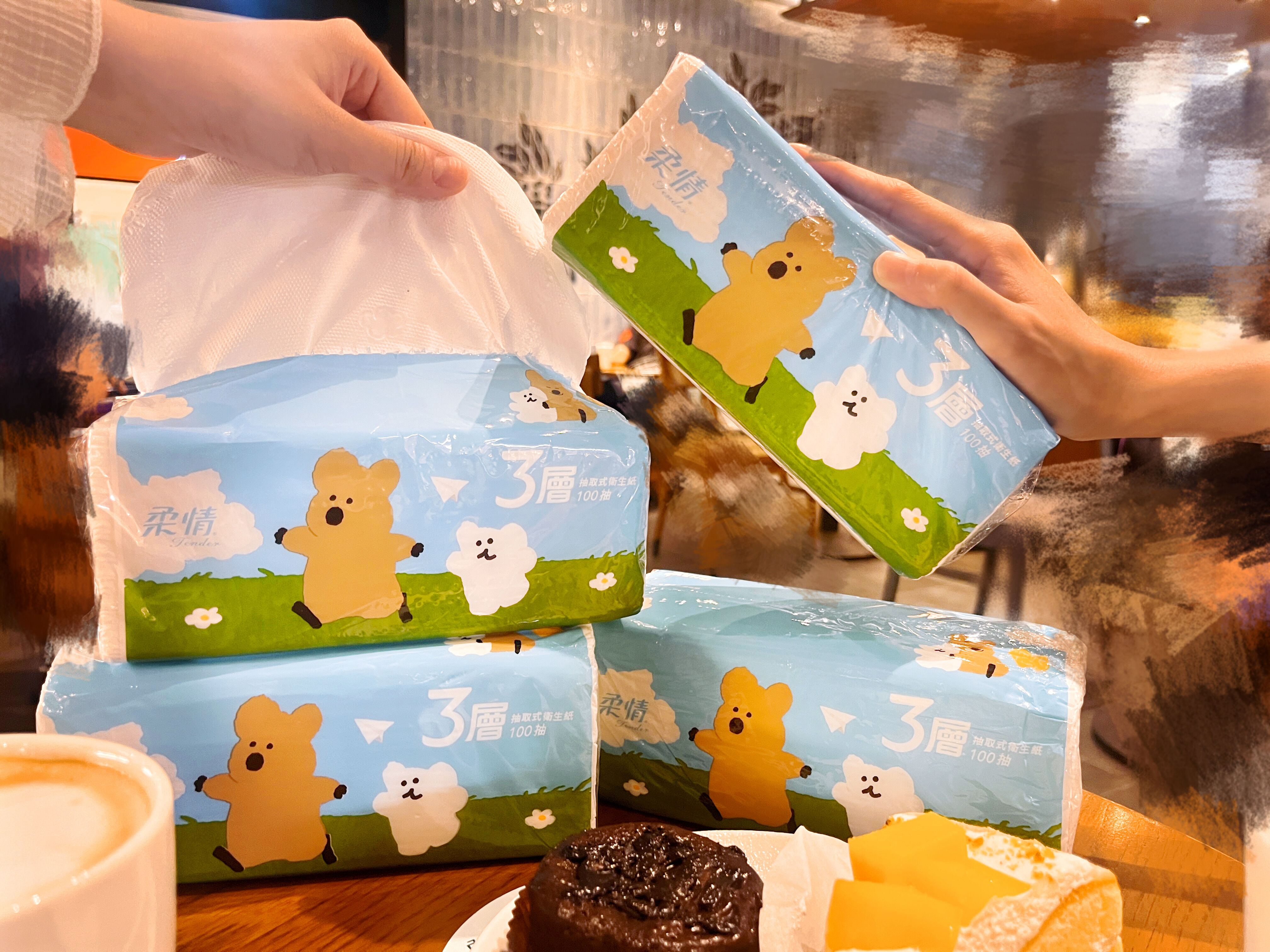 ▲▼柔情,DINOTAENG,衛生紙,五月花。（圖／五月花提供）