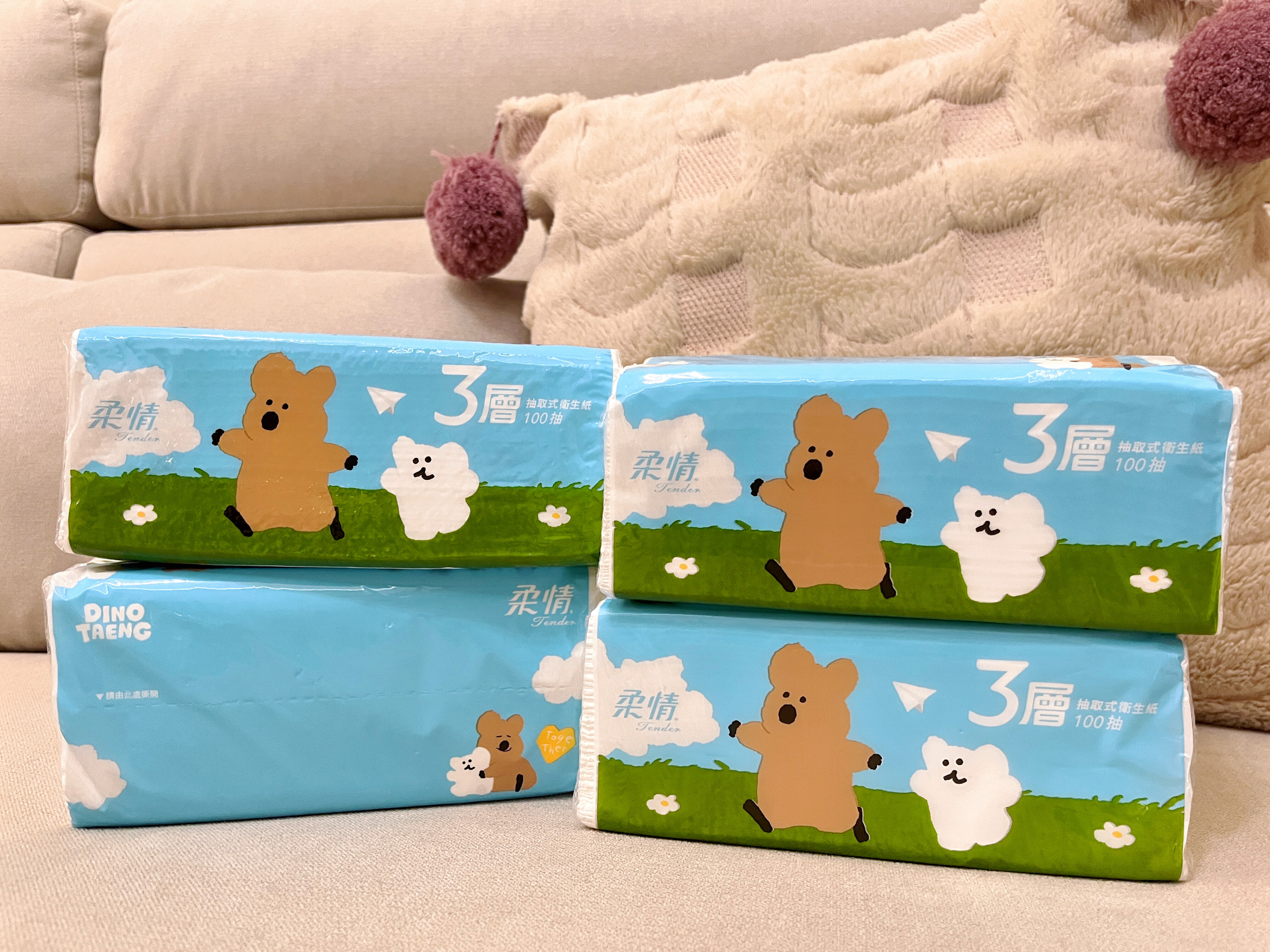 ▲▼柔情,DINOTAENG,衛生紙,五月花。（圖／五月花提供）