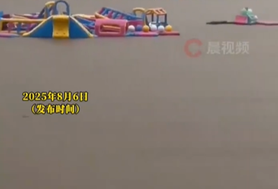 廣東「水上樂園被洪水沖走」！　居民喊：開業3天3000萬漂走了